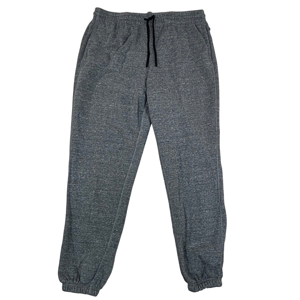 DSG Mens Fleece Jogger Pants Dark Grey Heather XL DAM21403H Elastic Waist